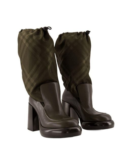 Burberry Brown Wedge 95 Boots