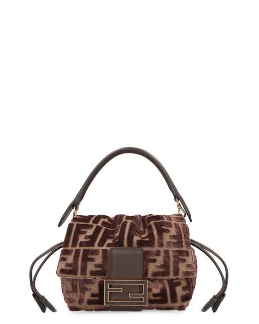 Fendi Brown Minibag Mom Baguette Small