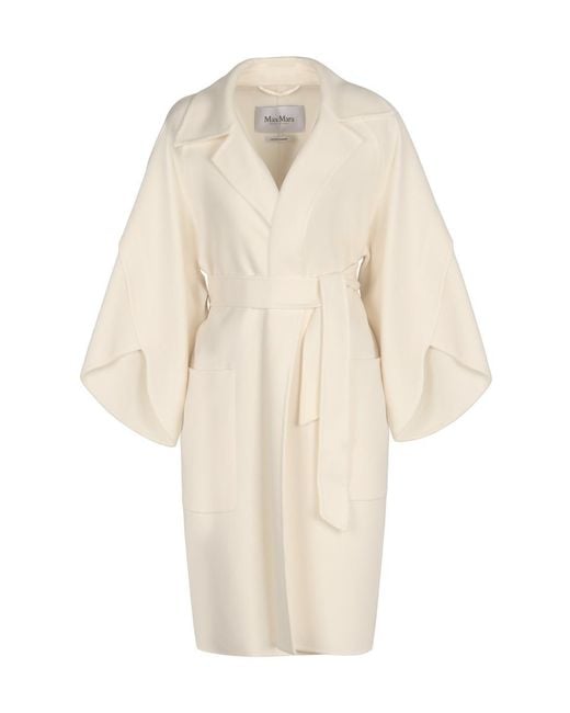 Max Mara Natural Cosetta Wool And Cashmere Coat