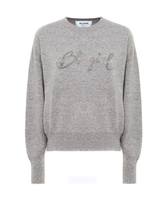 Blumarine Gray Sweaters