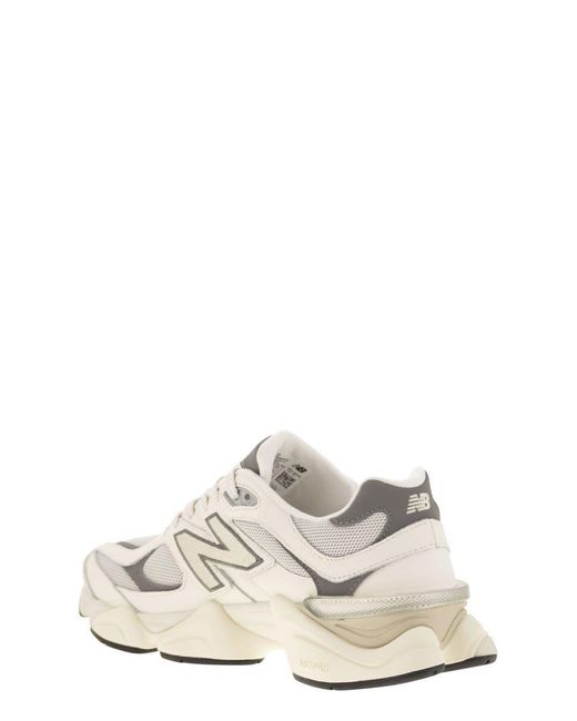New Balance White 9060 - Sneakers