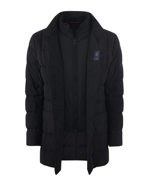Fay Blue Down Jacket for men