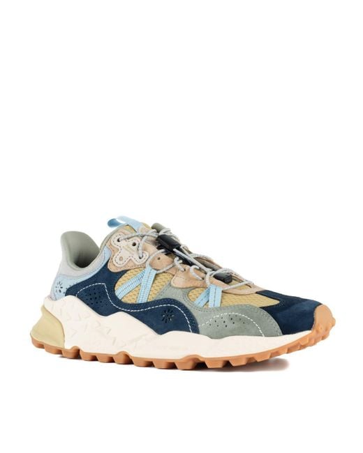 FlowerMOUNTAIN　虎徹　26.0cm Flower Mountain Men's Blue Tiger Hill Sneakers