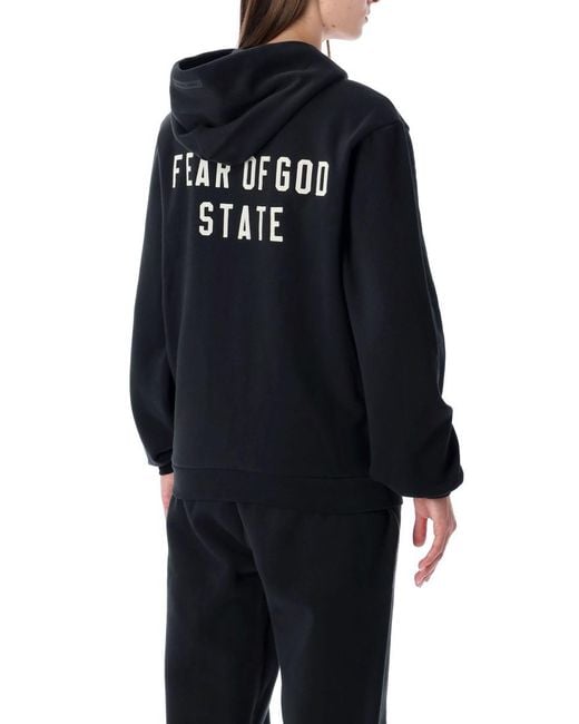 Fear Of God Blue 90S Fit Zip Hoodie