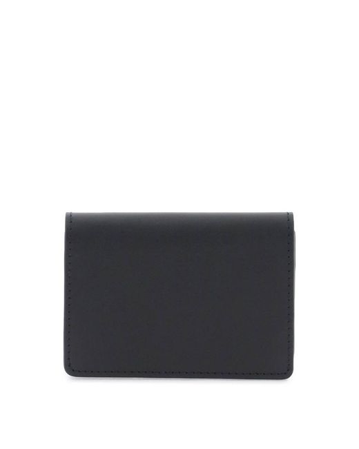 A.P.C. Gray Leather Stefan Card Holder