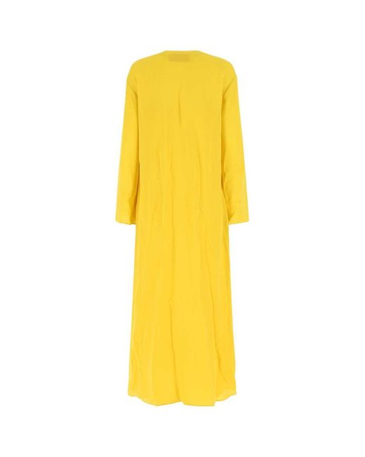 Valentino Garavani Yellow Long Dresses.
