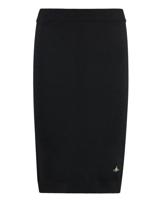 Vivienne Westwood Black Bea Knit Skirt