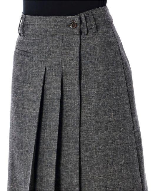 スカート soeur FW25 VARNA PLEATED MIDI SKIRT (JUP0131VARNA GRI2125W) Soeur Varna Pleated Midi Skirt in Grey | Lyst UK