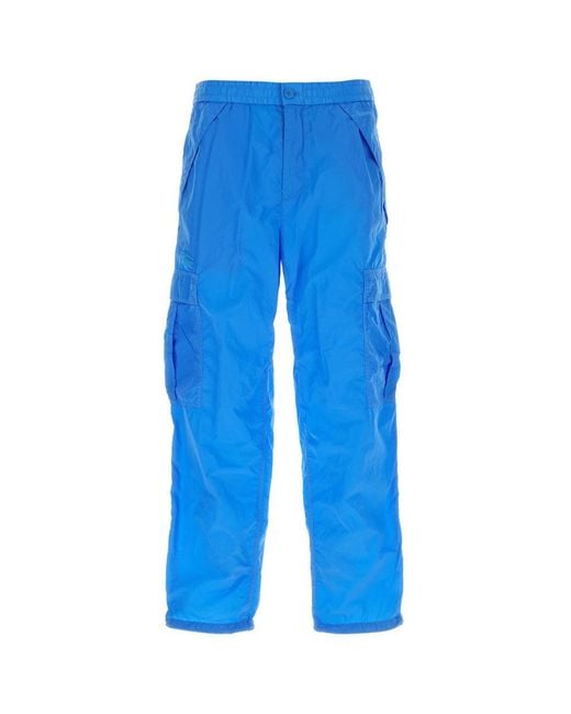 Burberry Blue Pantalone for men