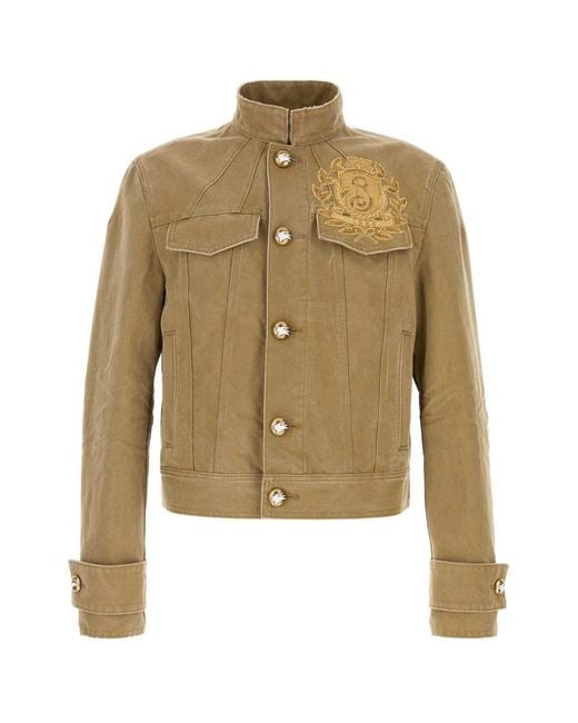 Burberry Green Jackets for men