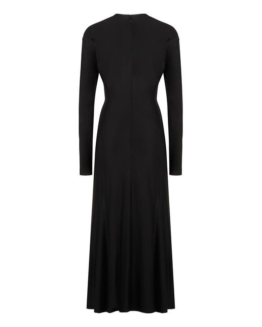 Rabanne Black Stretch Viscose Dress
