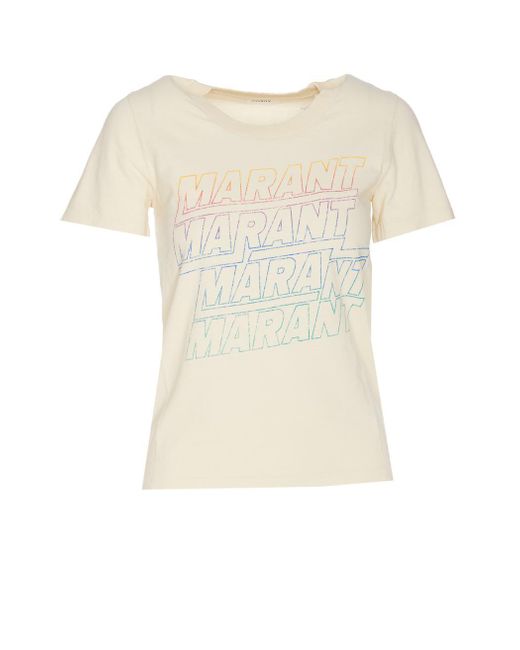 Isabel Marant Natural Isabel Marant Etoile T-Shirts And Polos