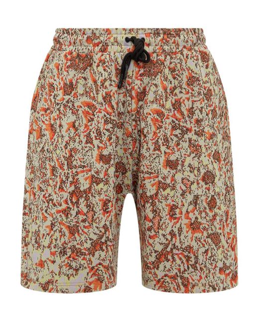 Ambush Orange Jacquard Shorts for men