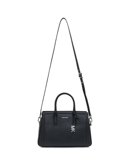 Michael Kors Medium Black Leather Shopping Bag