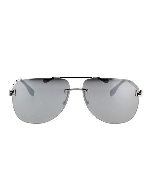 Fendi Gray Sunglasses