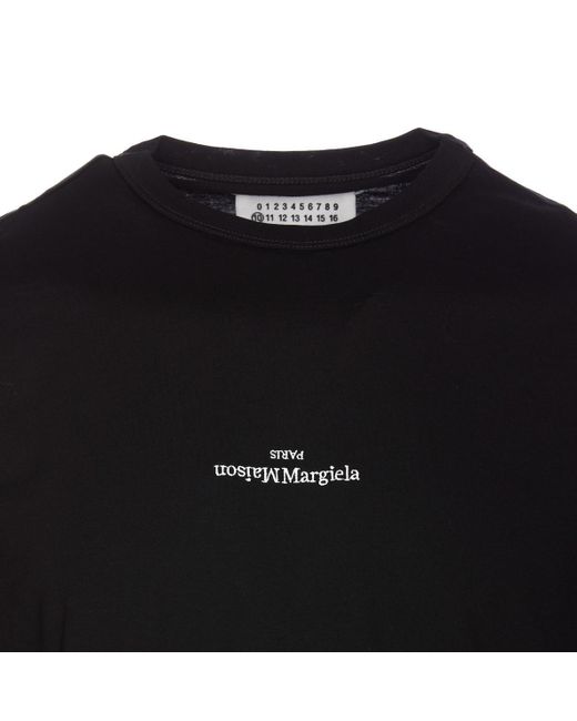 Maison Margiela Black T-shirts And Polos for men