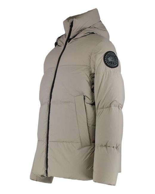 Canada Goose Gray Padded Jacket Crofton Label for men