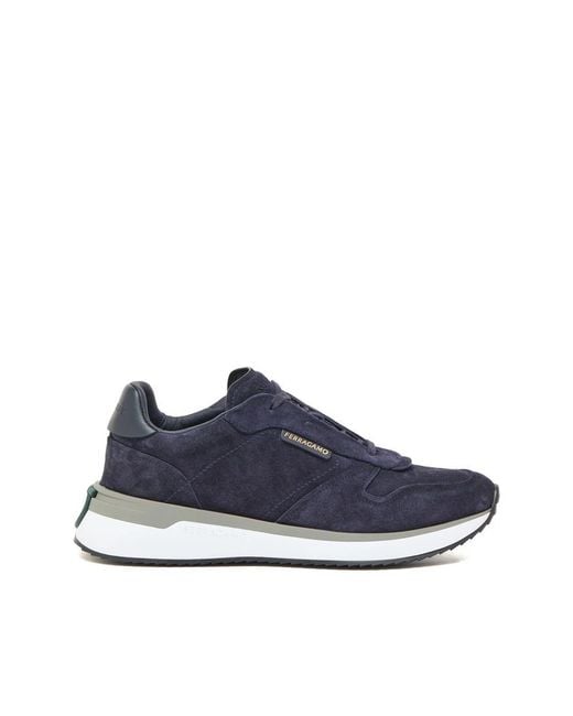 Ferragamo Blue Trainers for men