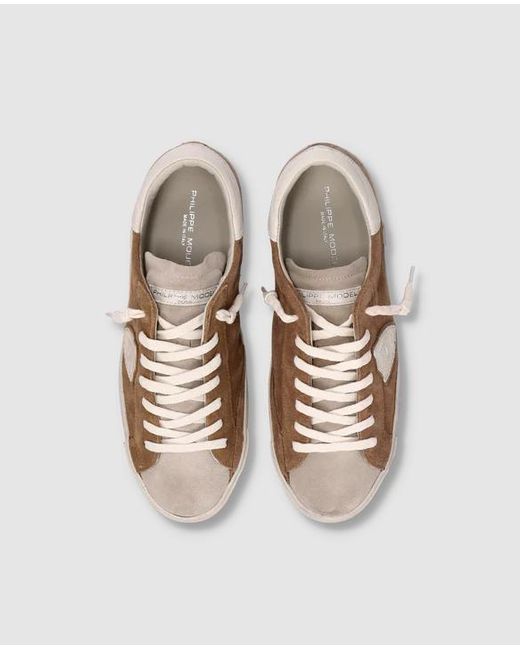 Philippe Model Brown Sneakers for men
