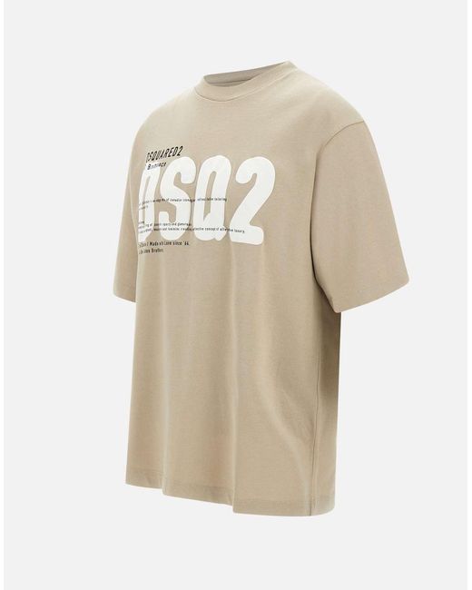 DSquared² Natural T-Shirts And Polos for men