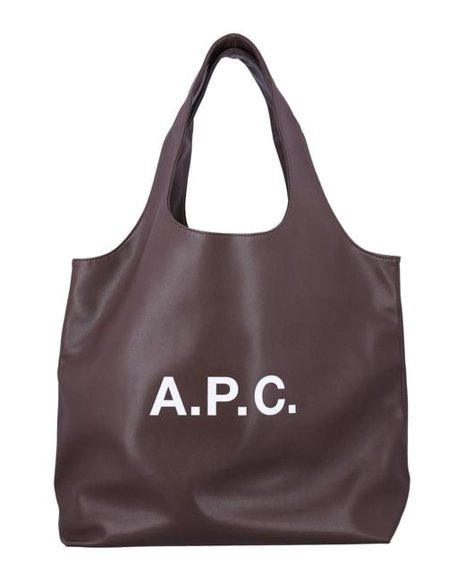 A.P.C. Purple Ninon Tote Bag for men