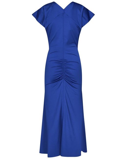 Victoria Beckham Blue Dress