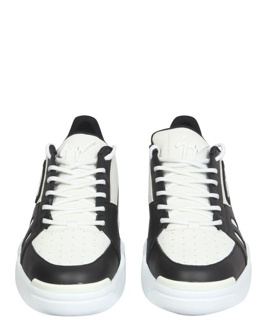 Giuseppe Zanotti White Leather Talon Sneakers for men