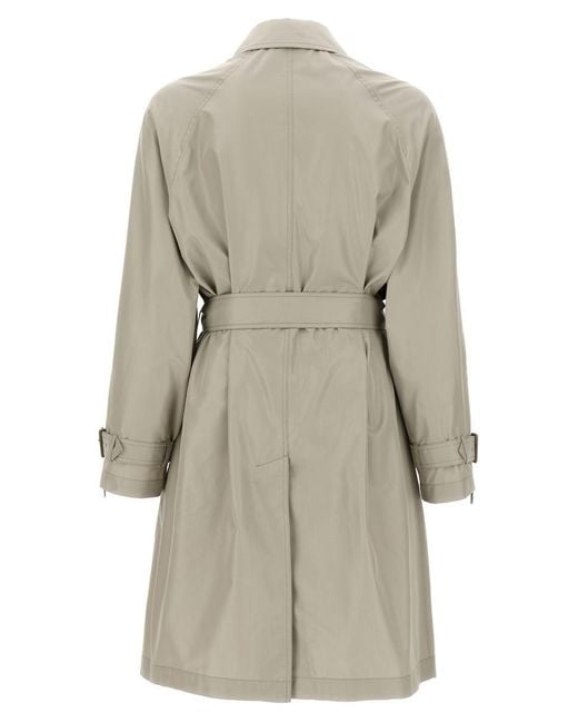 Burberry Natural Car Coat Silk for men