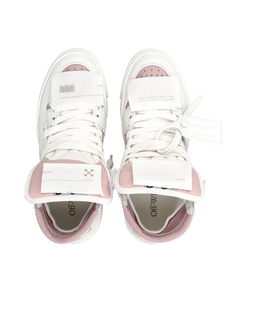 Off-White c/o Virgil Abloh White Off Court 3.0 High Top Sneakers