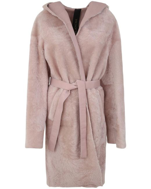 Blancha Pink Shearling Coat