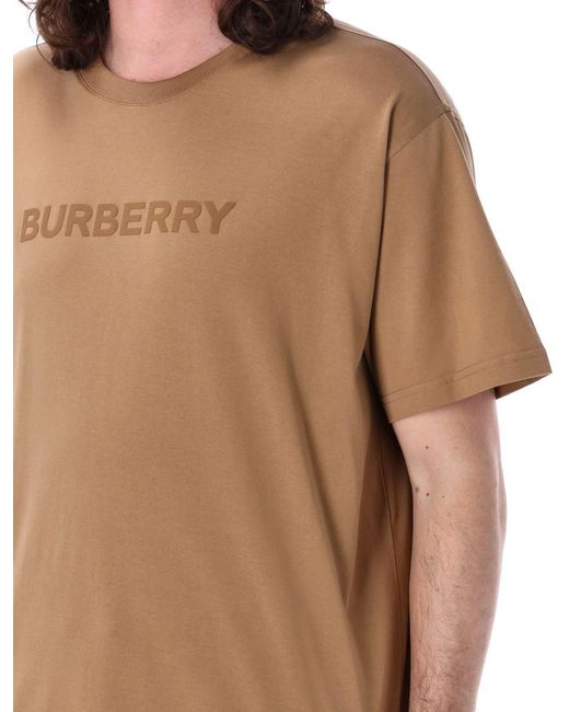 Burberry Brown Logo T-Shirt for men