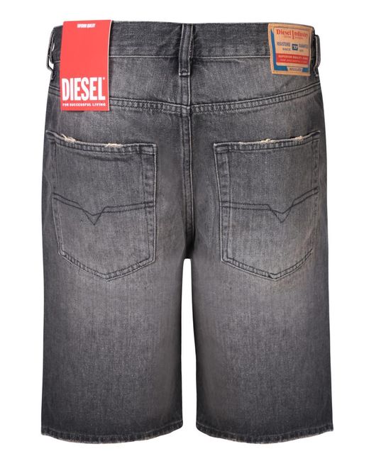 DIESEL Gray Shorts for men