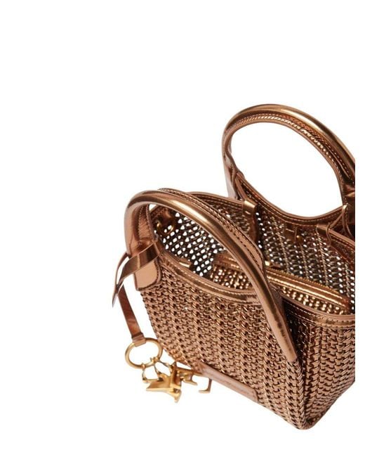 Emporio Armani Brown Small Shopping Bag