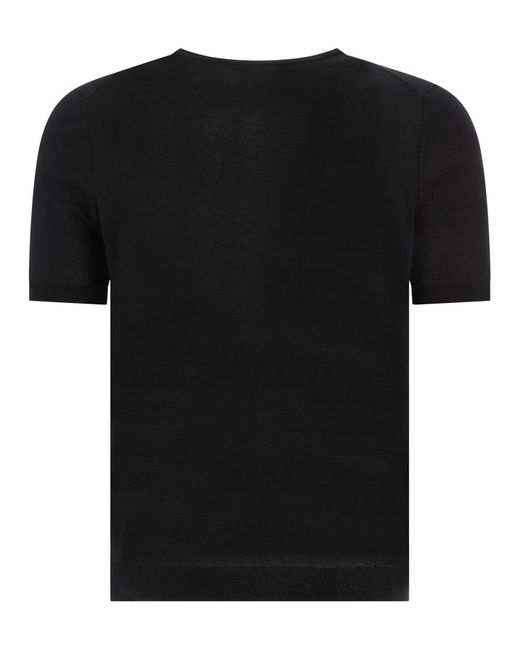 Tagliatore Black "Josh" T-Shirt for men