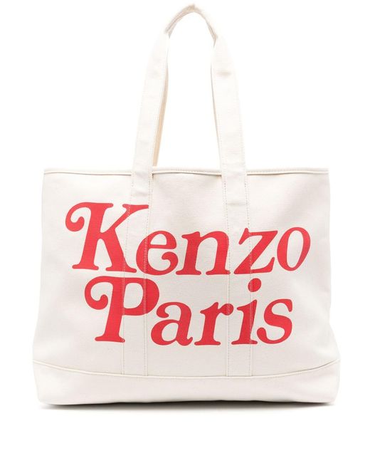 KENZO Red Large Tote Bag Bags