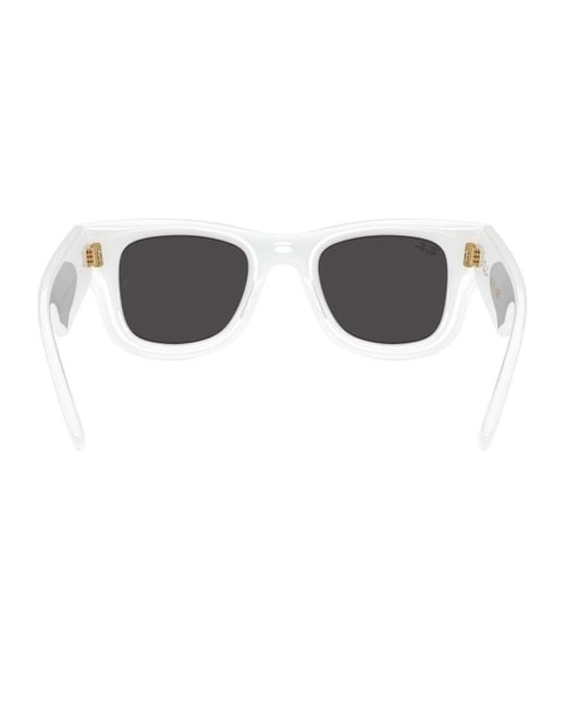 Ray-Ban Gray Rb4940 Wayfarer Puffer By Asap Rocky Sunglasses