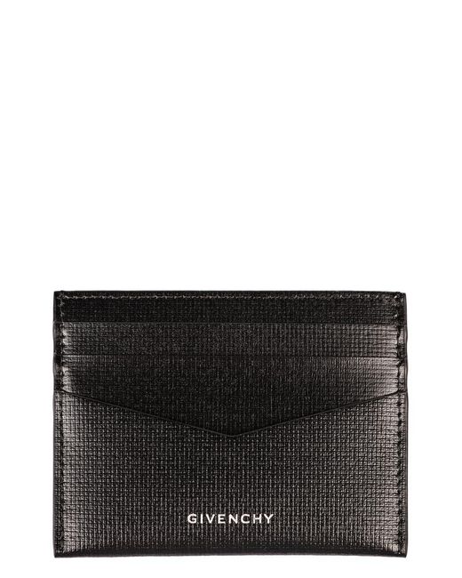 Givenchy Black Classique 4G Leather Card Holder for men