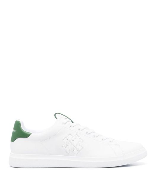 Tory Burch White Howell Logo Shoes