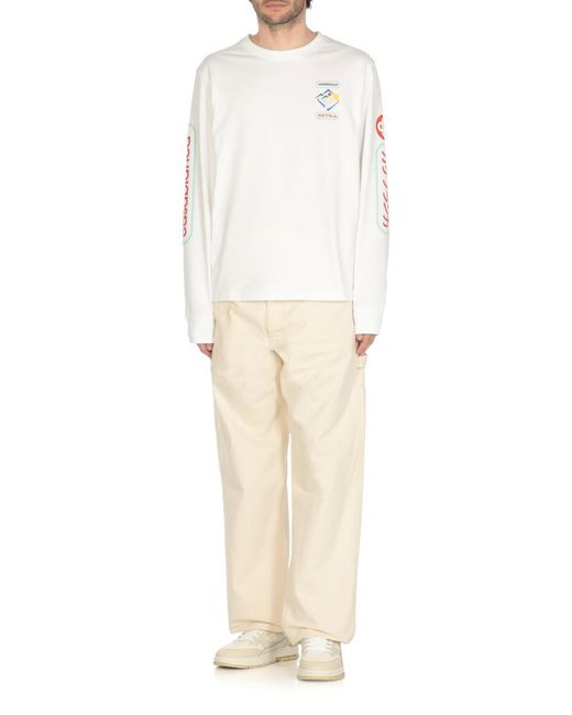 Casablanca White T-shirts And Polos for men