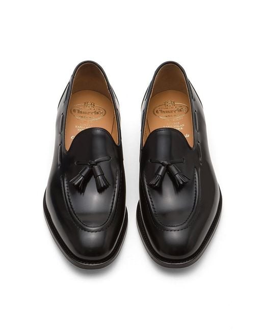 Church's Black Flat Shoes for men
