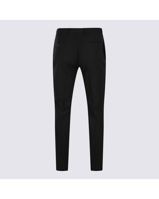 Saint Laurent Black Wool Pants for men