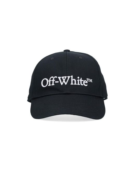 Off-White c/o Virgil Abloh Black Bookish Dril Baseball Cap for men