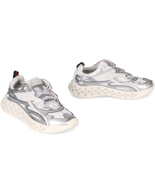 Gucci White Cub3D Low-Top Sneakers for men