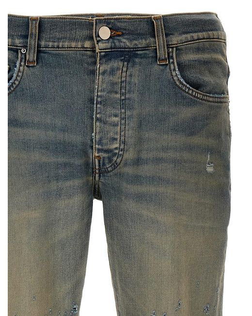 Amiri Gray Shotgun Skinny Jeans for men