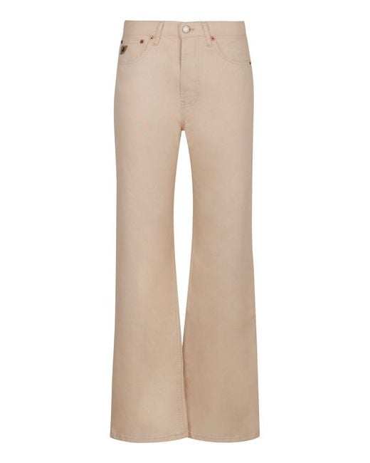 Lois Natural High-Rise Flared Jeans