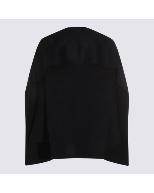 The Dynamis Studio Black Dark Wool Coat