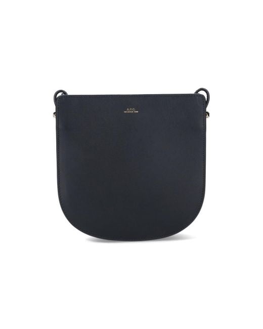 A.P.C. Blue 'Genève' Crossbody Bag