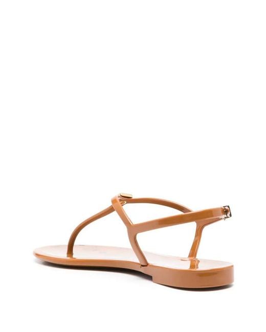 MCM Brown W Col Jelly Sandal Co Shoes