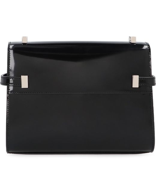 Saint Laurent Black Manhattan Mini Leather Shoulder Bag