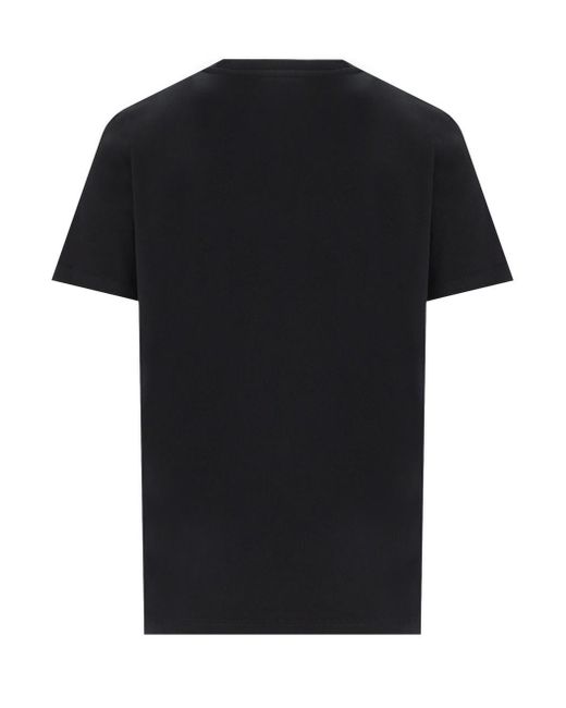 Elisabetta Franchi Black Jersey T-shirt With Logo